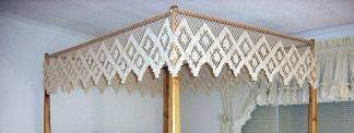sheets for canopy beds.